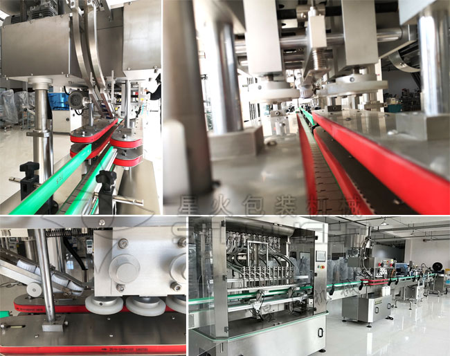 星火全套自动化米酒灌装旋盖封口机生产设备展示